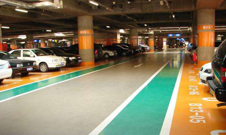 汽车展厅彩绘地坪